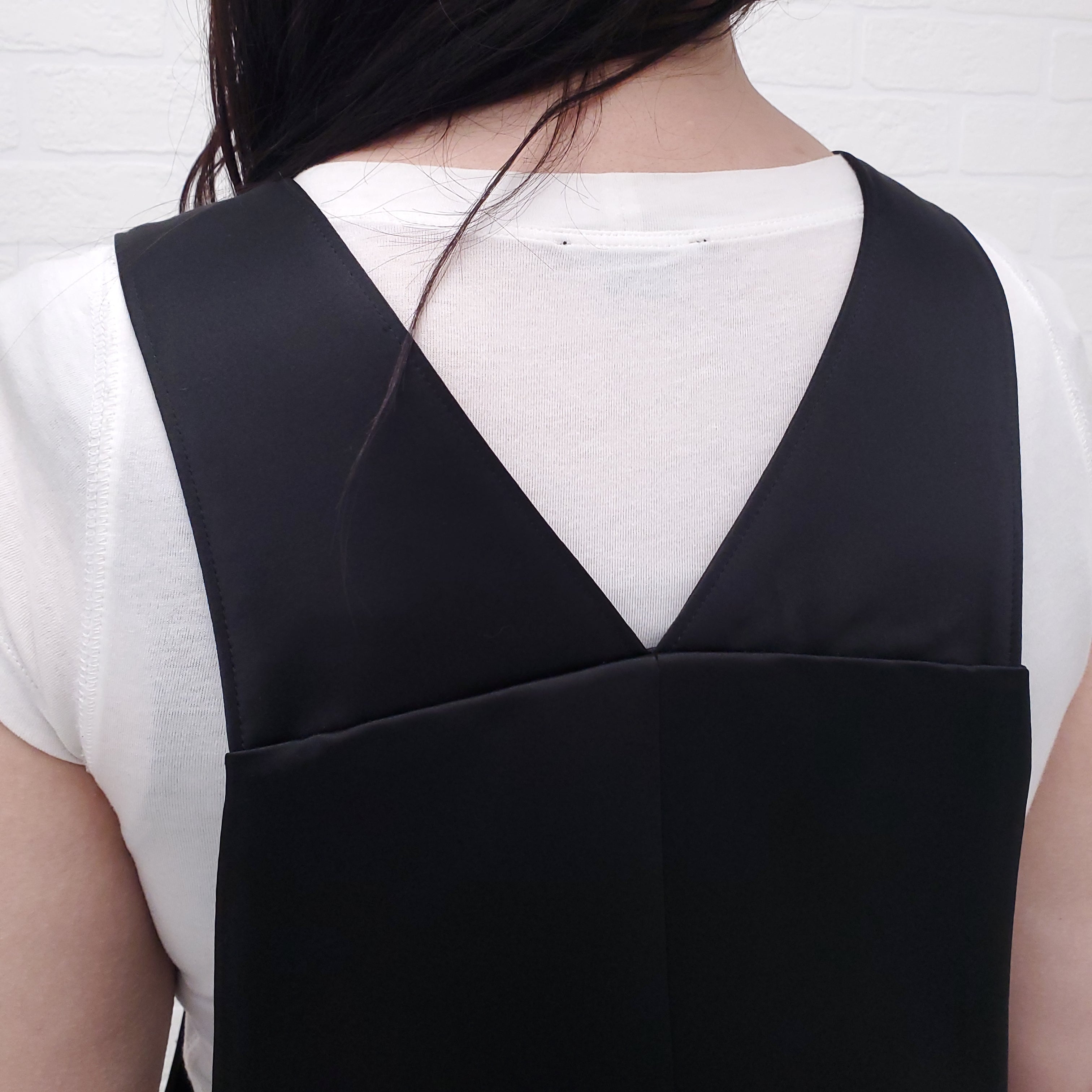 COMME DES GARÇONS BLACK OVERALL DRESS - SIZE M