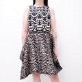 GIAMBATTISTA VALLI LEOPARD PATTERNED A-LINE DRESS - SIZE 44