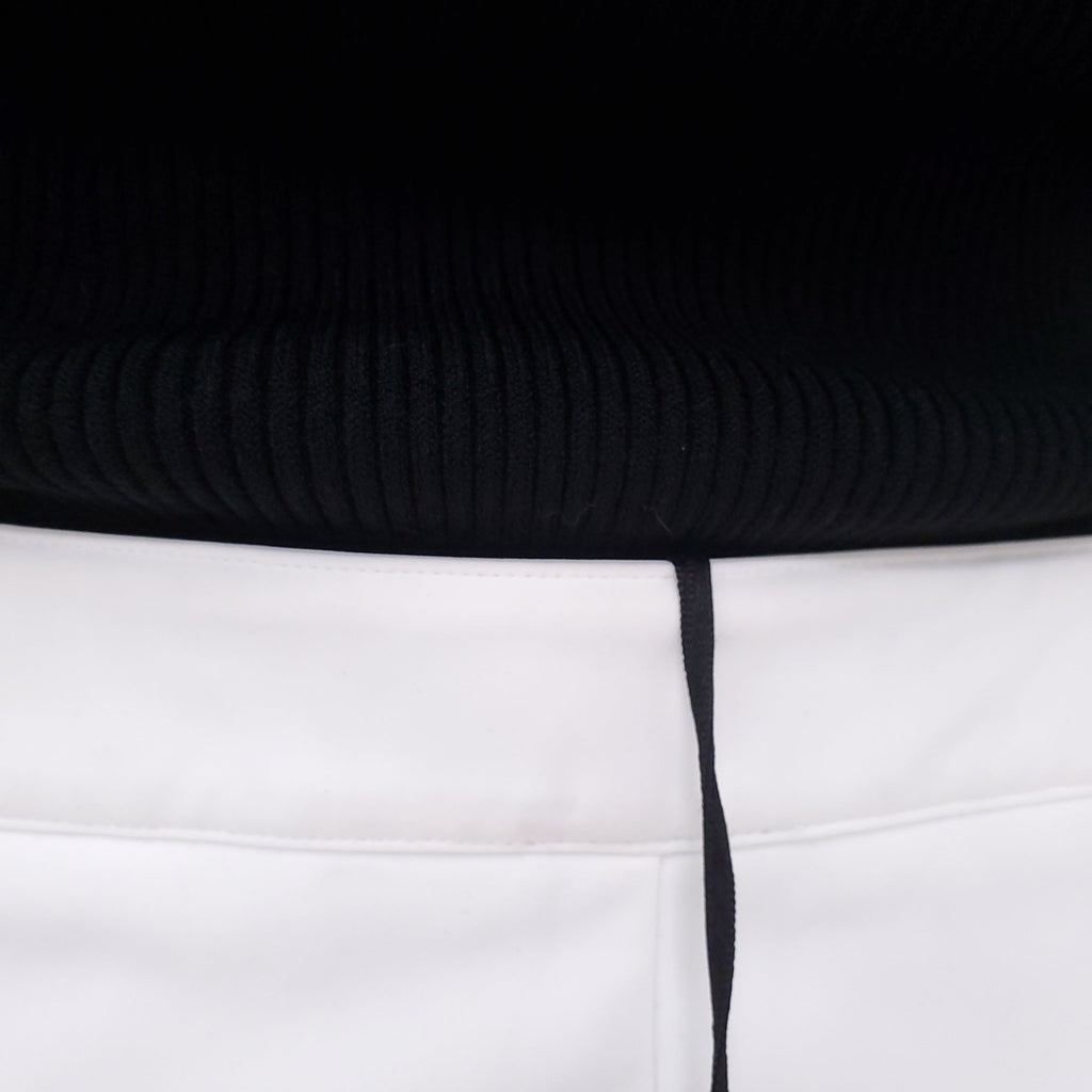 FENDI LOGO WHITE SKI PANTS - SIZE 48