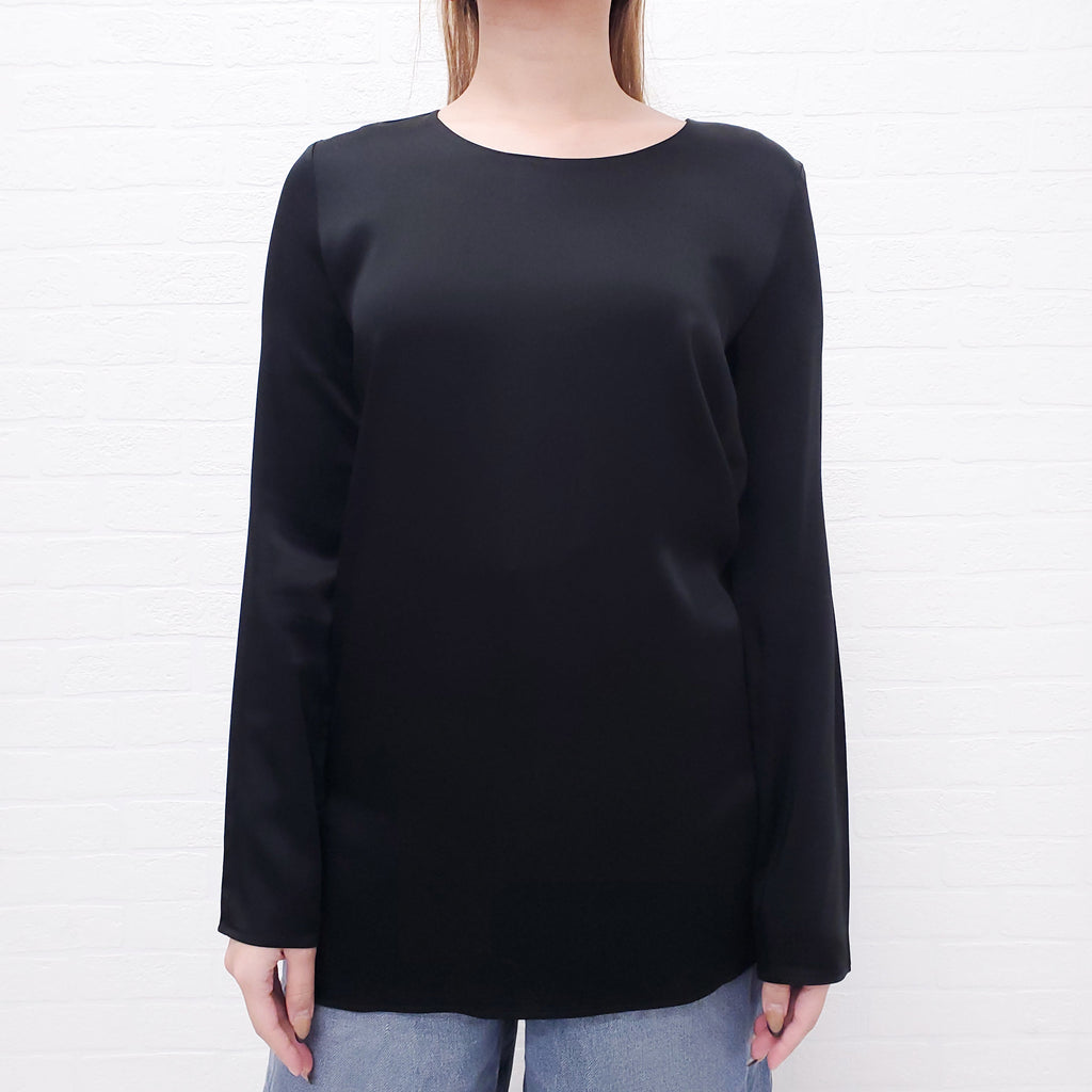 MAISON MARGIELA BLACK BLOUSE - SIZE 40