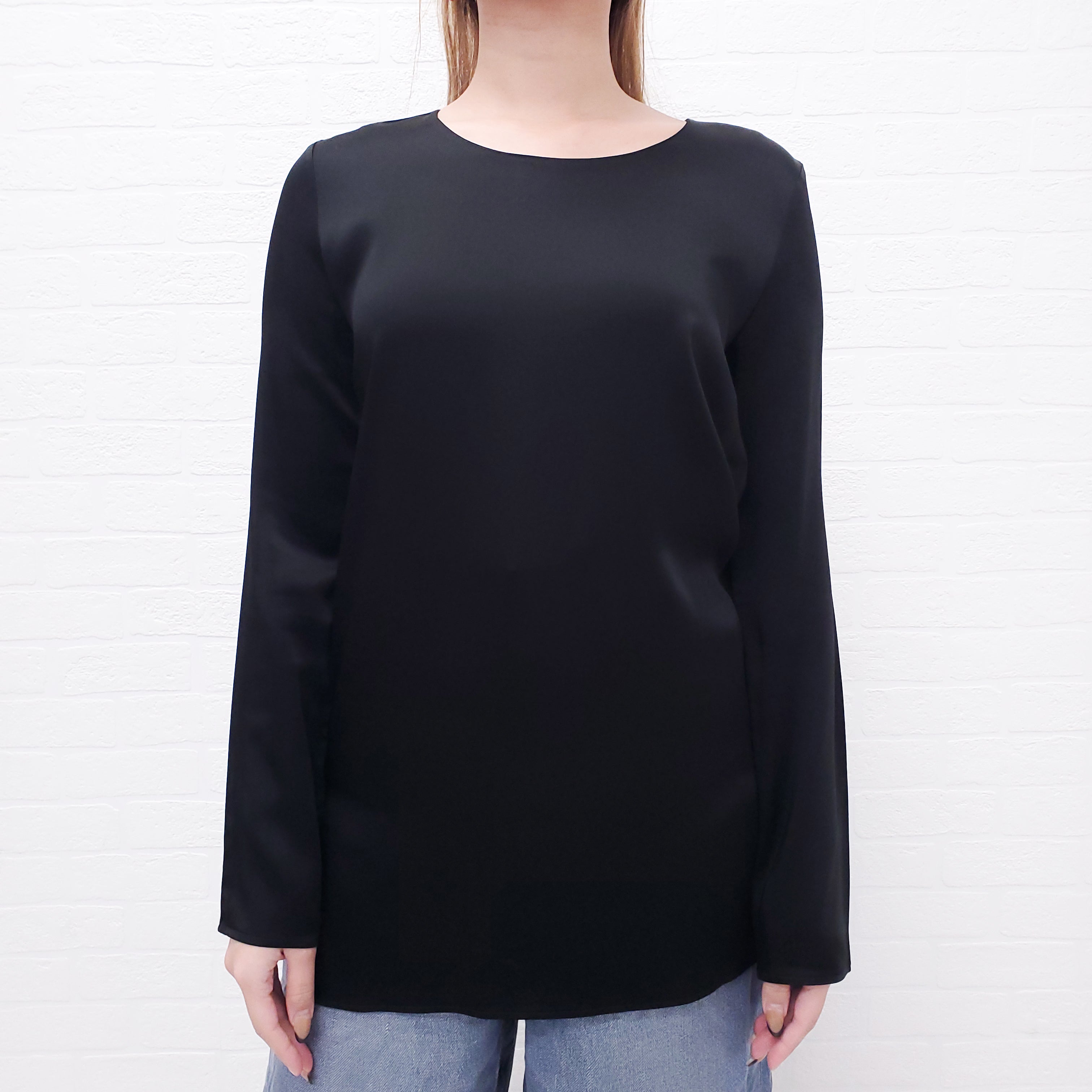 MAISON MARGIELA BLACK BLOUSE - SIZE 40