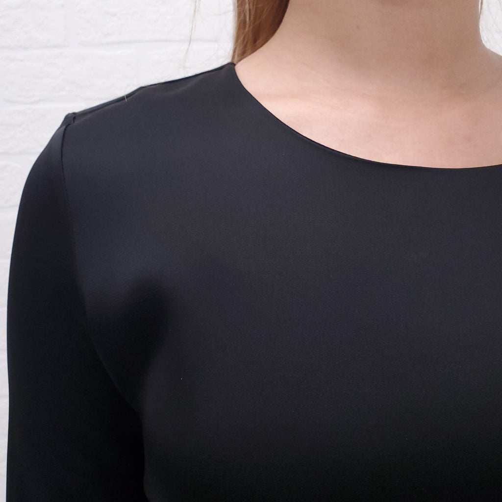 MAISON MARGIELA BLACK BLOUSE - SIZE 40