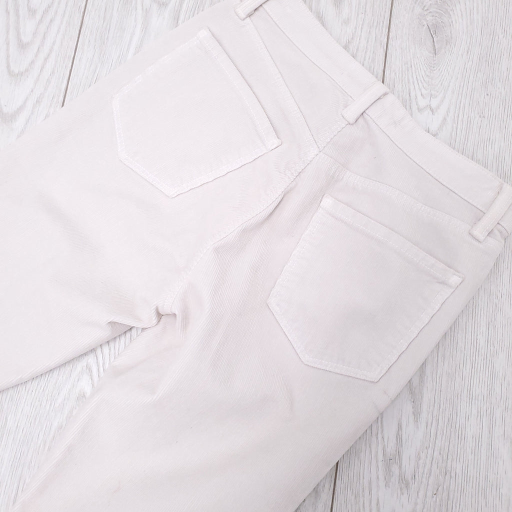 J BRAND CREAM CORDUROY PANTS - SIZE 25