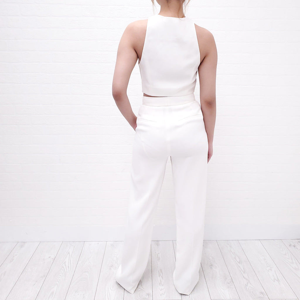 A.L.C. WHITE JUMPSUIT - SIZE 2