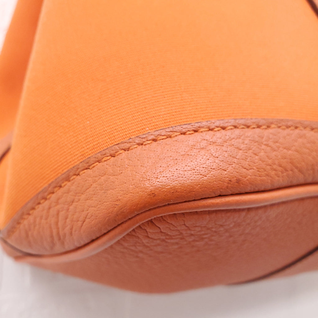 HERMÈS ORANGE GARDEN PM TOTE BAG