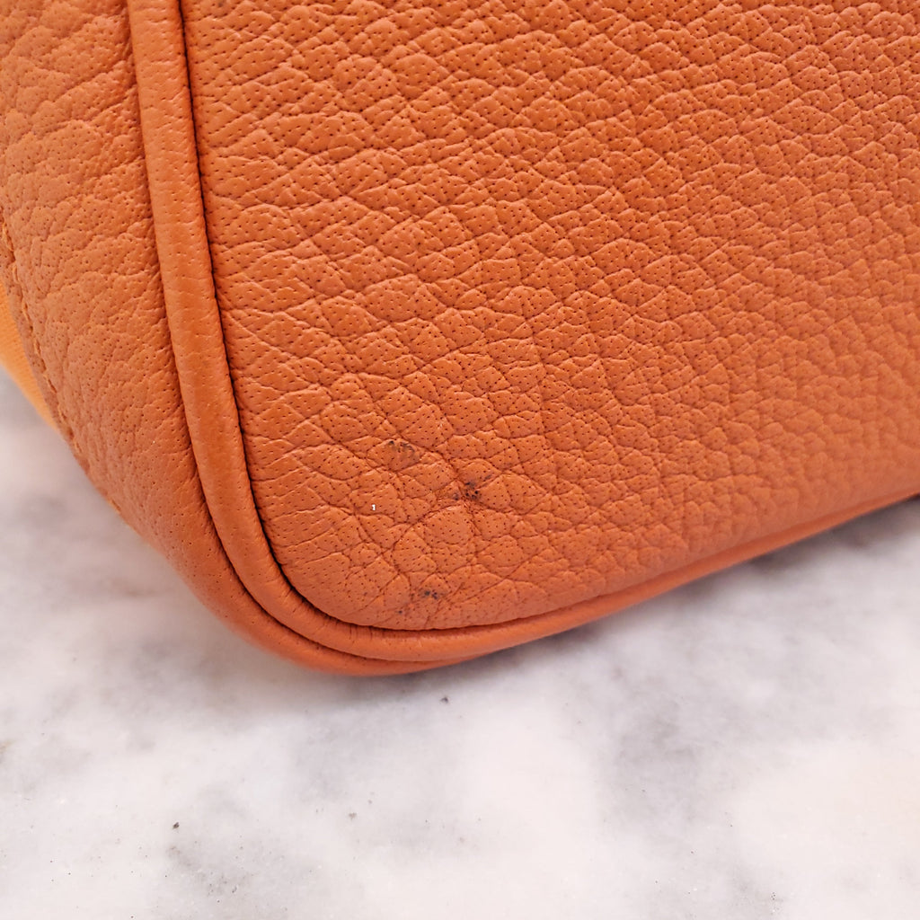 HERMÈS ORANGE GARDEN PM TOTE BAG