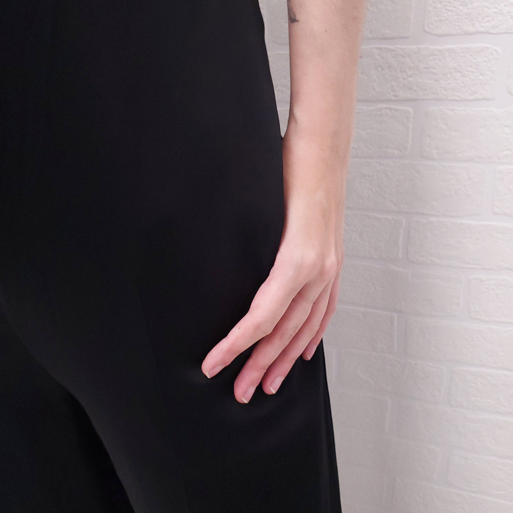 VICTORIA BECKHAM BLACK JUMPSUIT - SIZE 10