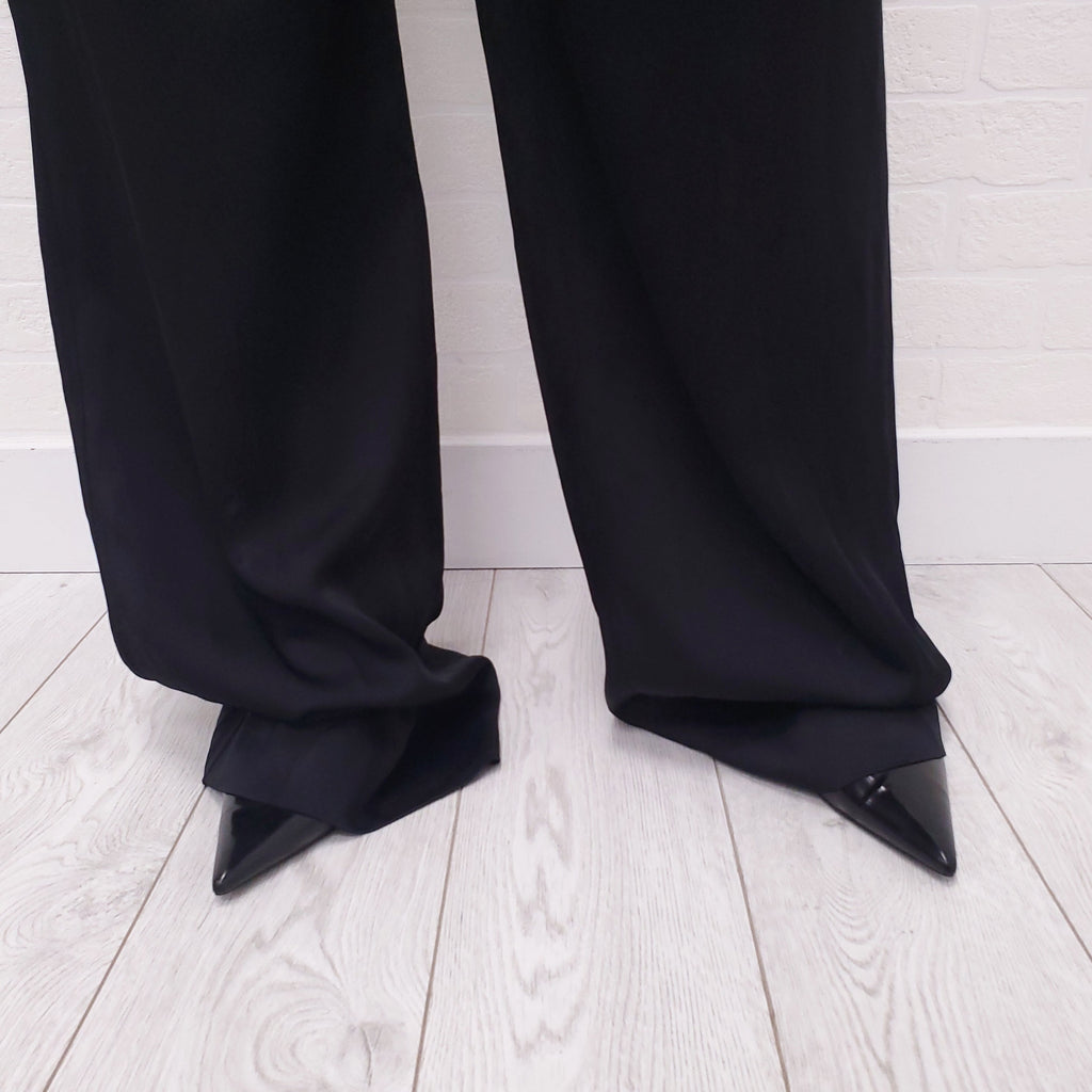 VICTORIA BECKHAM BLACK JUMPSUIT - SIZE 10