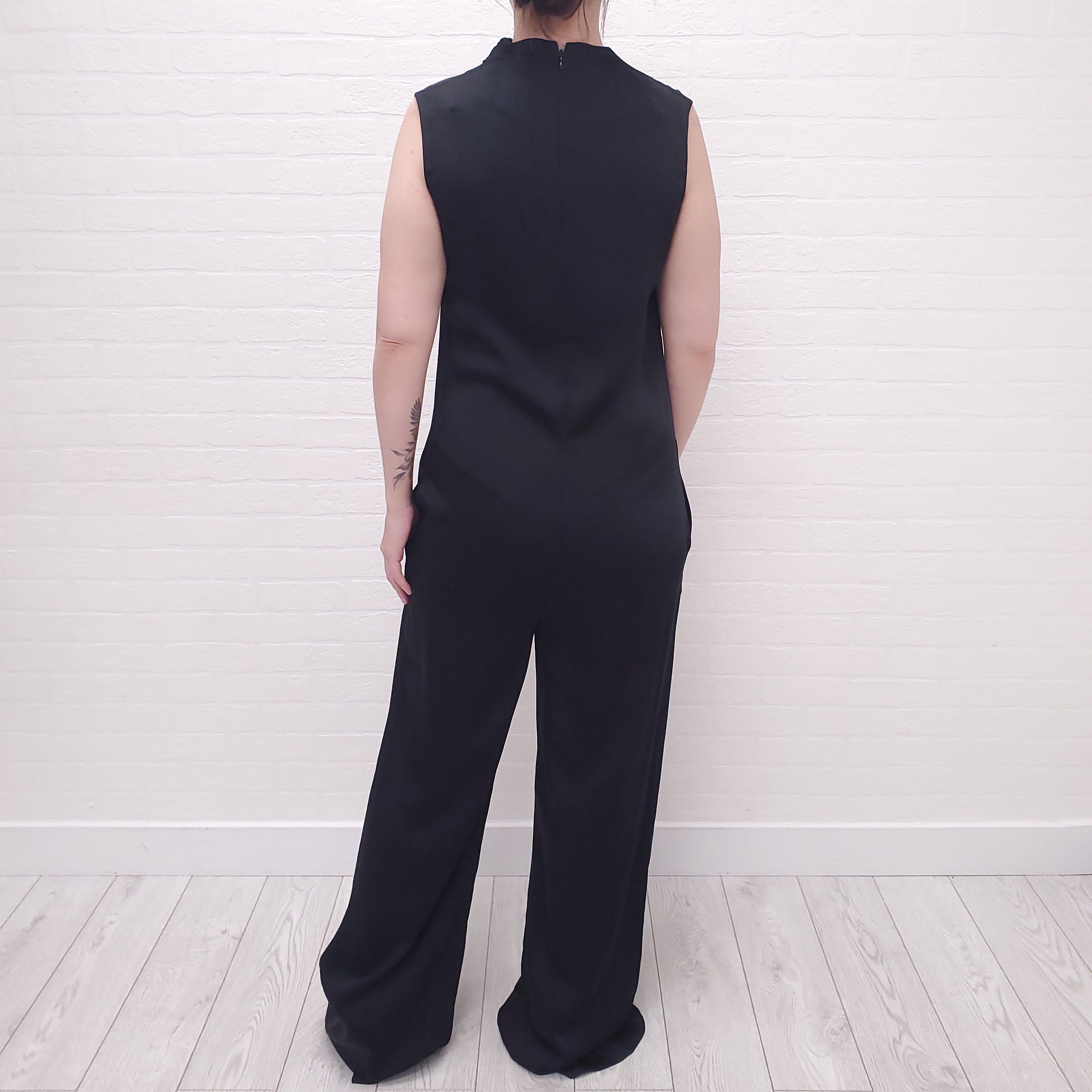 VICTORIA BECKHAM BLACK JUMPSUIT - SIZE 10