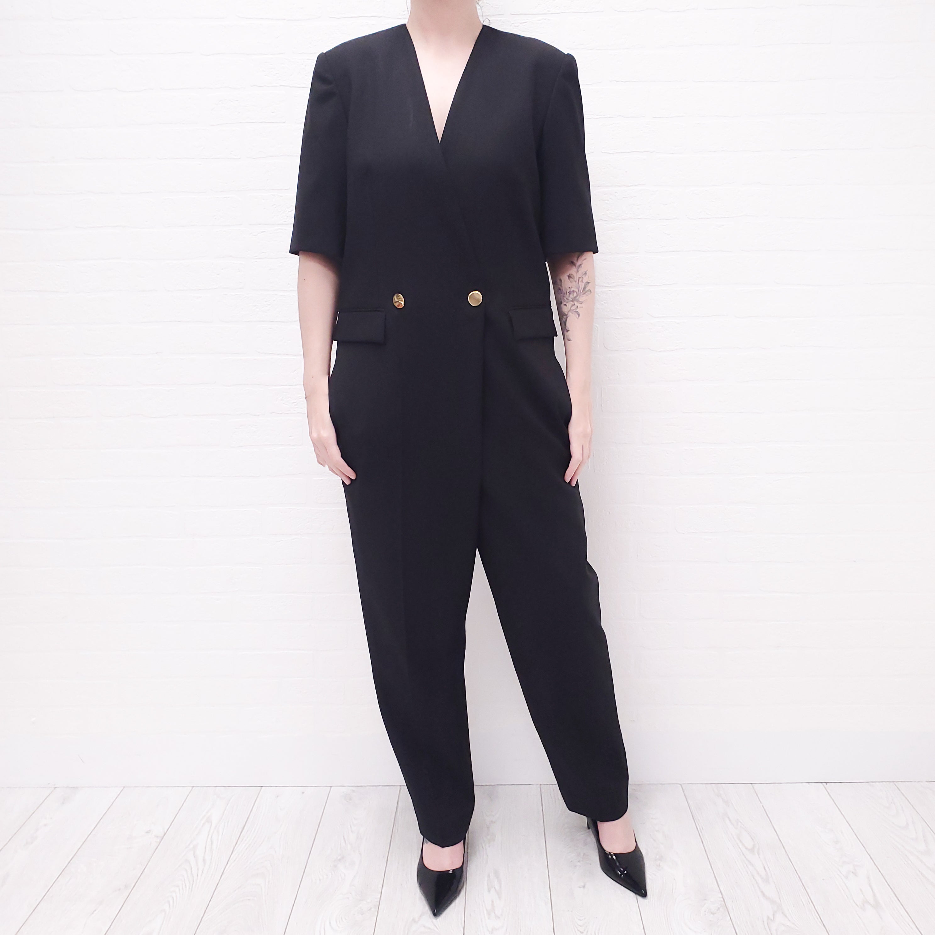 STELLA MCCARTNEY BLACK JUMPSUIT - SIZE 44