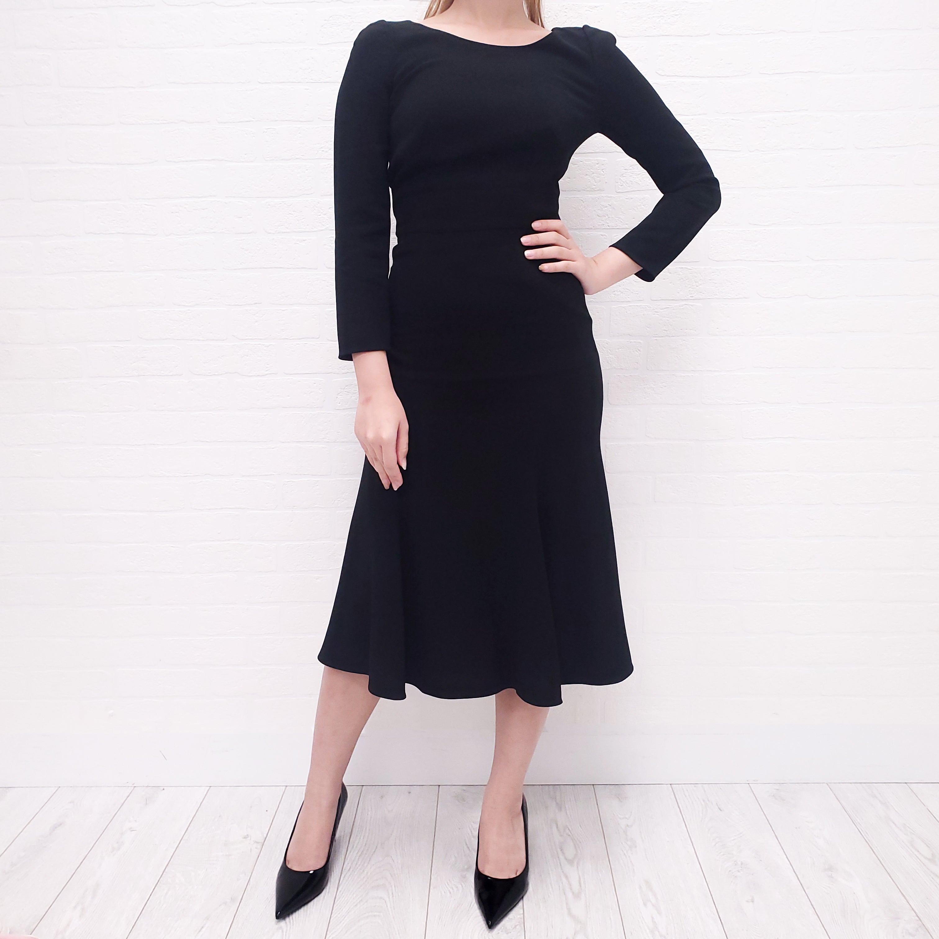 DOLCE & GABBANA BLACK DRESS - SIZE 38