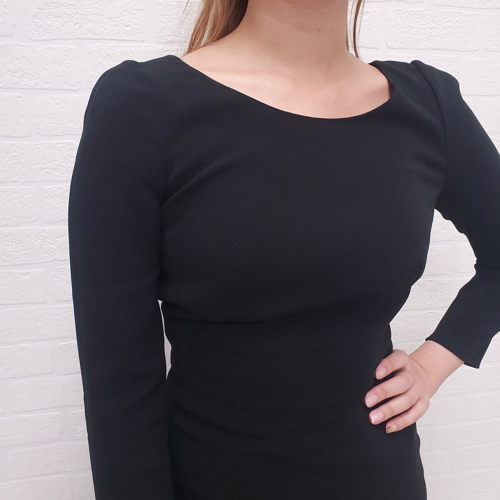 DOLCE & GABBANA BLACK DRESS - SIZE 38
