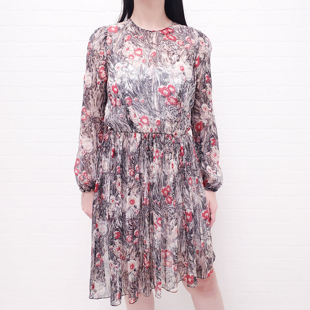 N°21 FLORAL SILK DRESS - SIZE 42