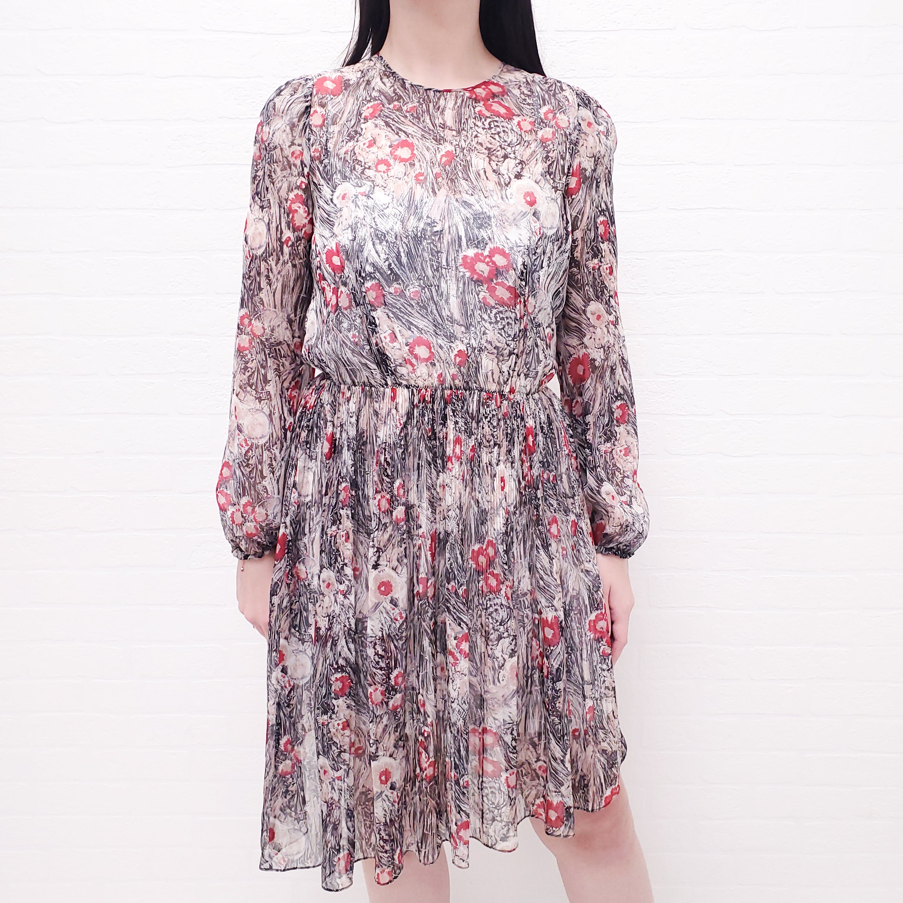 N°21 FLORAL SILK DRESS - SIZE 42