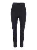 Moncler Grenoble Women Black Leggings With Back Pocket In Tech Fabric Woman
