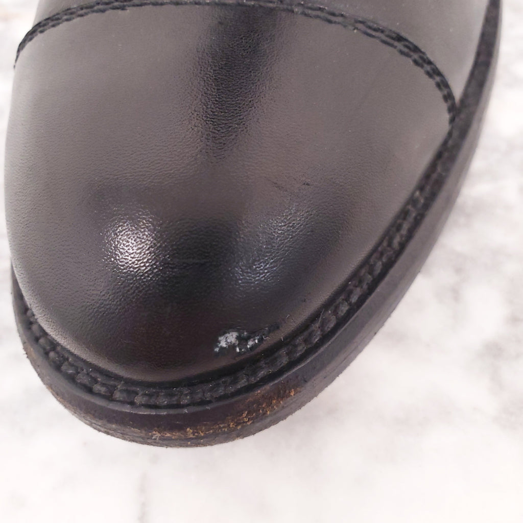 CHANEL BLACK QUILTED RIDING BOOTS WITH BUCKLES - SIZE 39.5