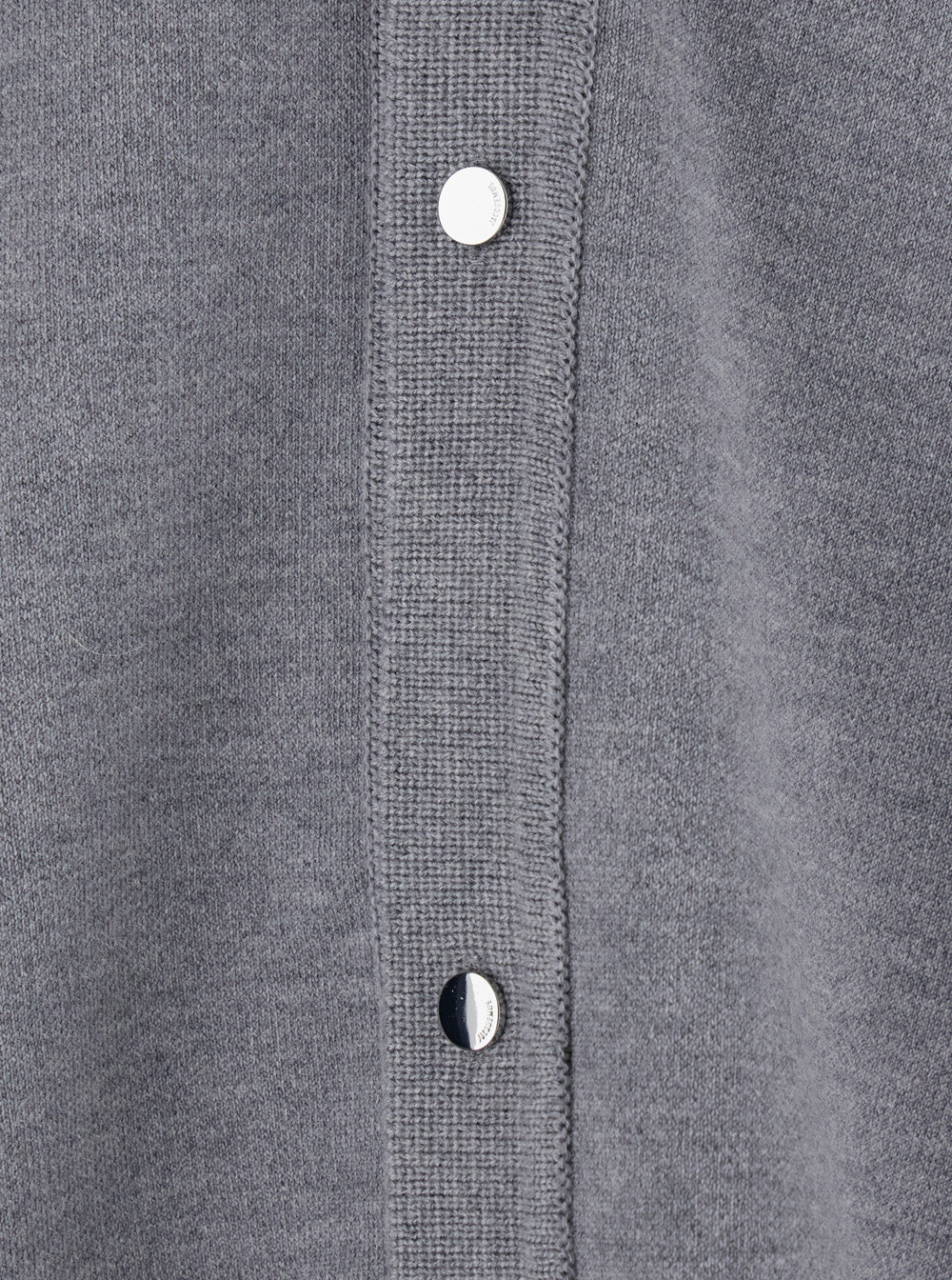 Jacquemus Men Grey V-Neck Cardigan With Dropped Shoulders In Cotton Man