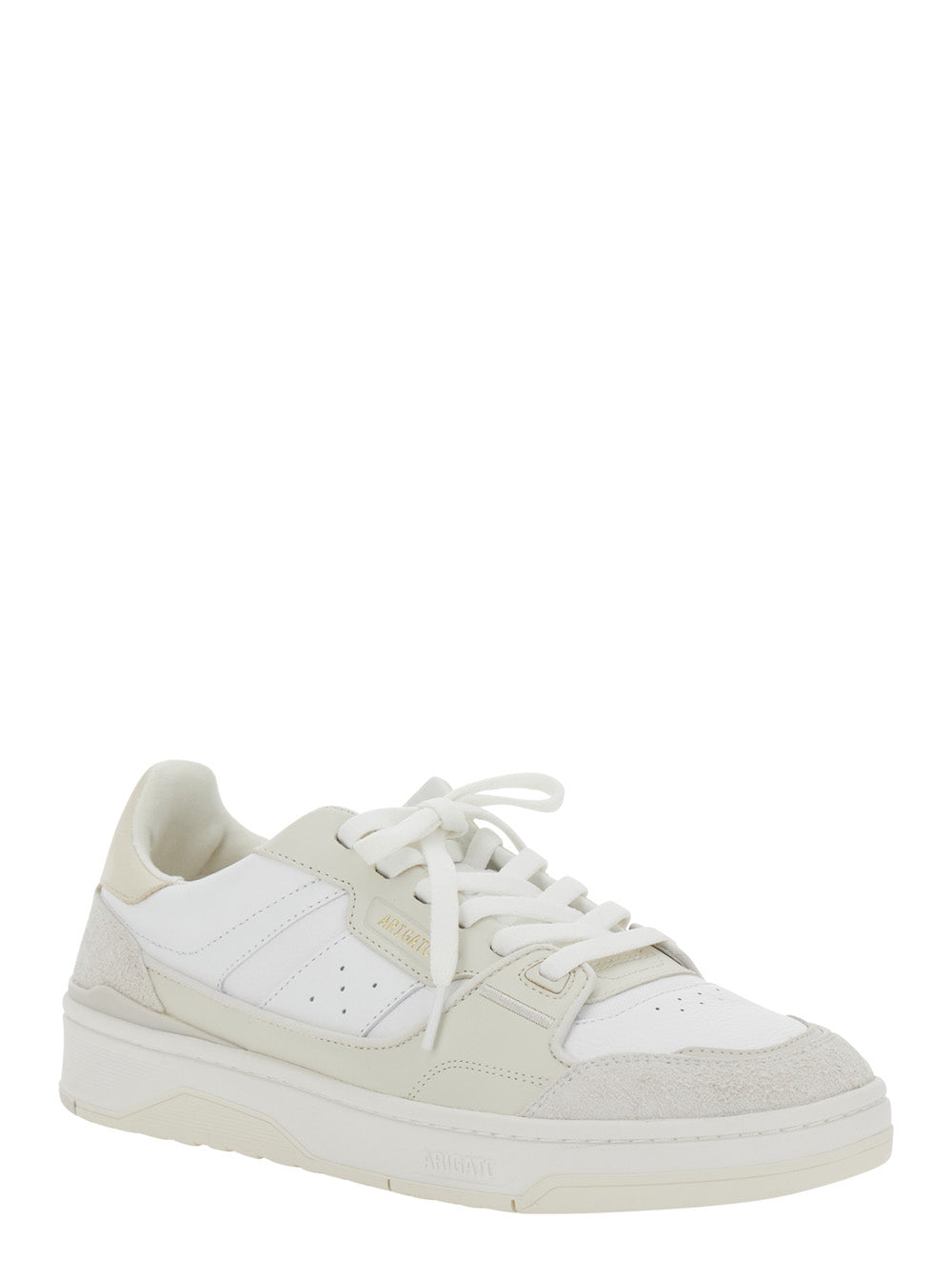 Axel Arigato Men 'Clay' Beige Sneaker With Suede Inserts And Logo Patch On Tongue In Leather Men