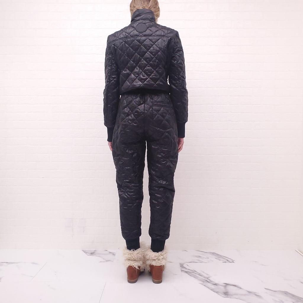 LUXTON QUILTED JUMPSUIT - SIZE L