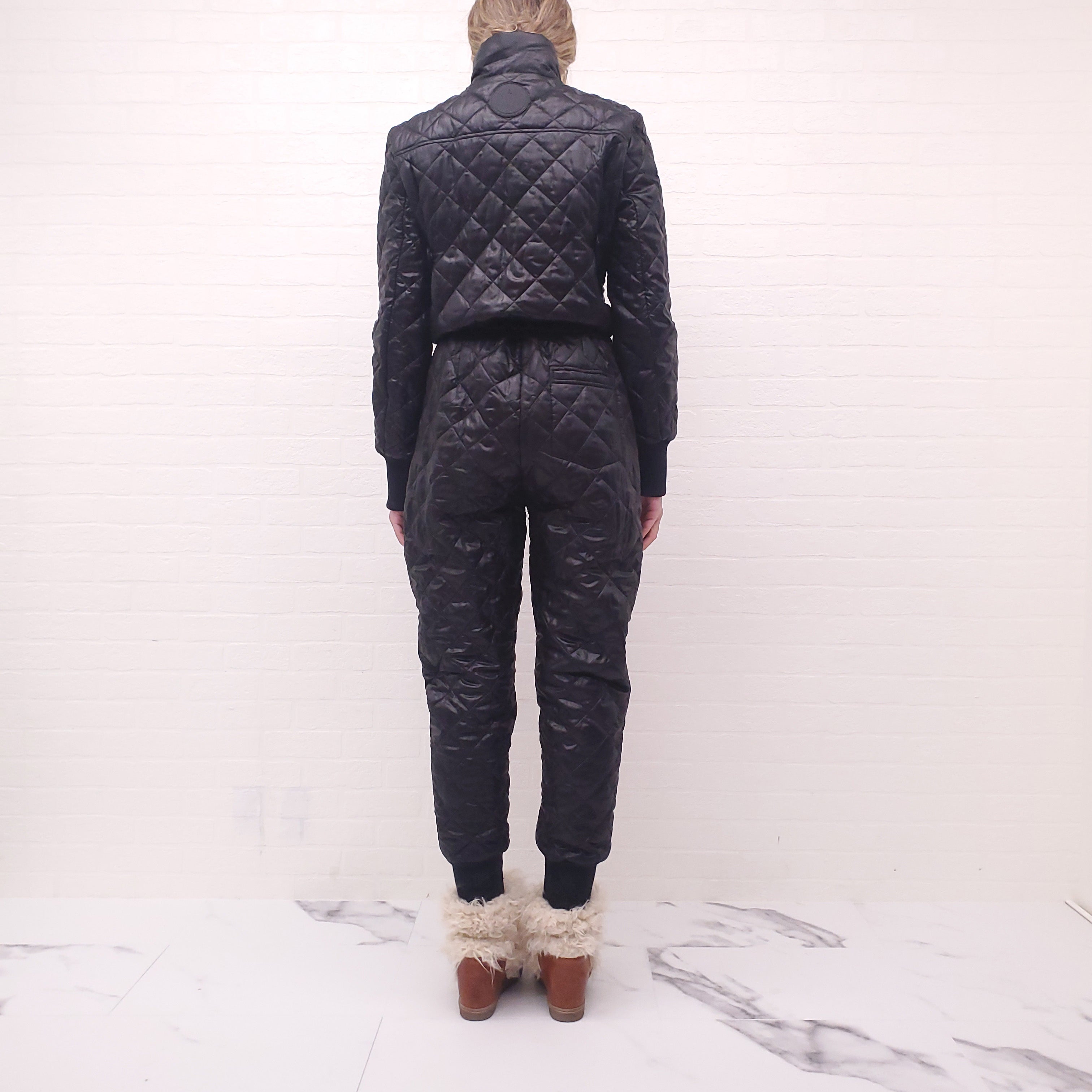 LUXTON QUILTED JUMPSUIT - SIZE L