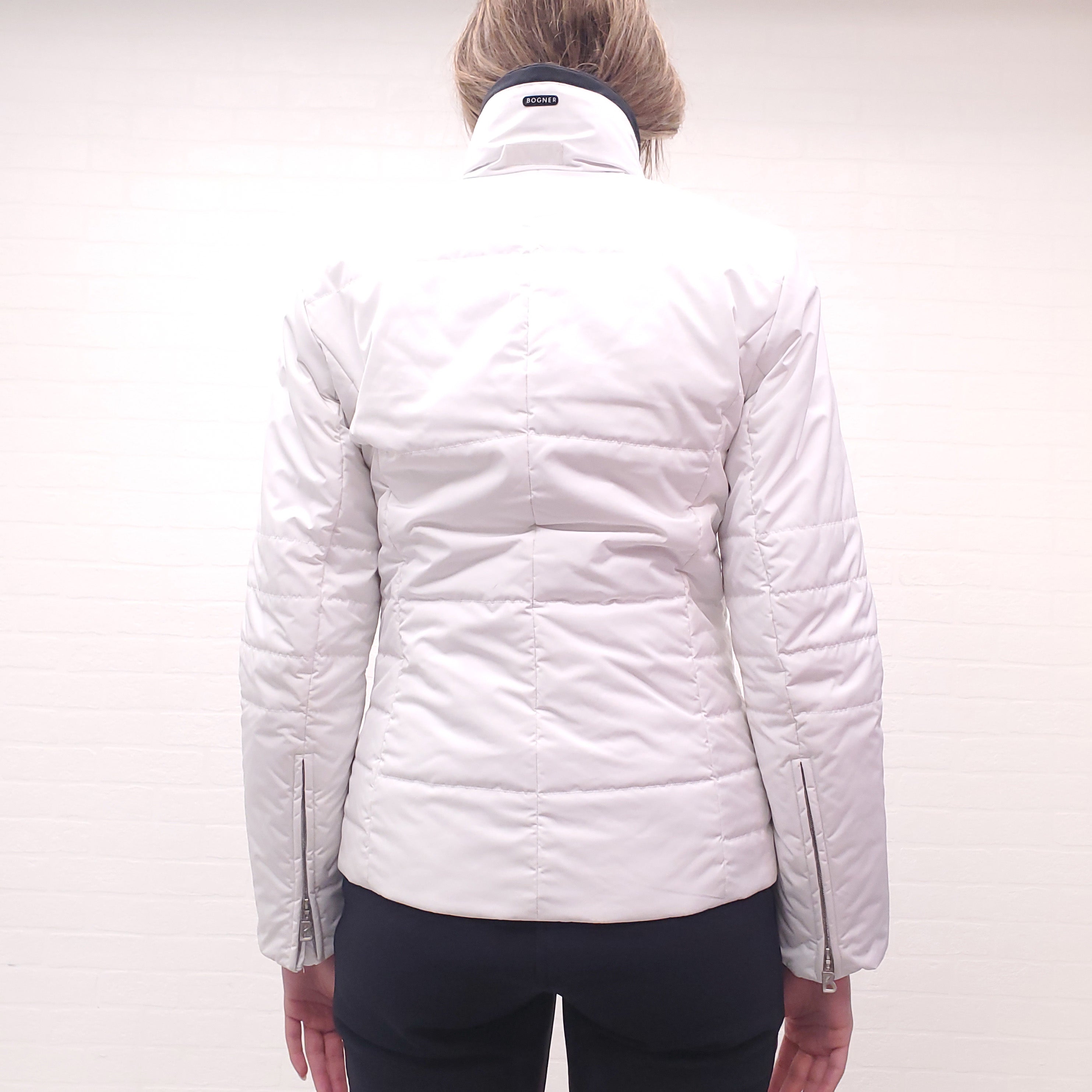 BOGNER BLACK AND WHITE WINTER JACKET - SIZE 4