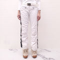 JETSET WHITE SNOW PANTS WITH STAR DETAIL - SIZE 3