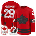 Nathan MacKinnon Canada 2026 Olympic Jersey - Red