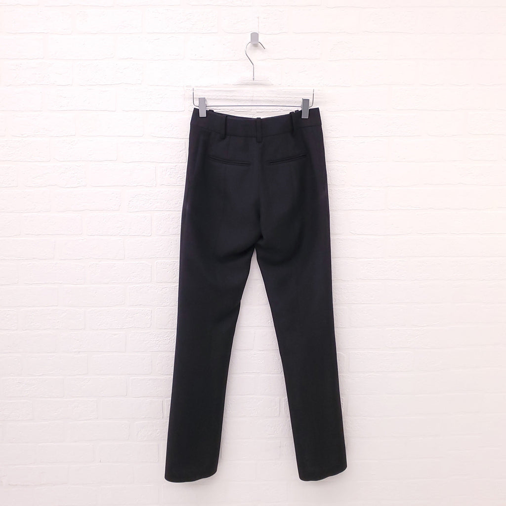 VALENTINO BLACK LONG TROUSERS - SIZE 38