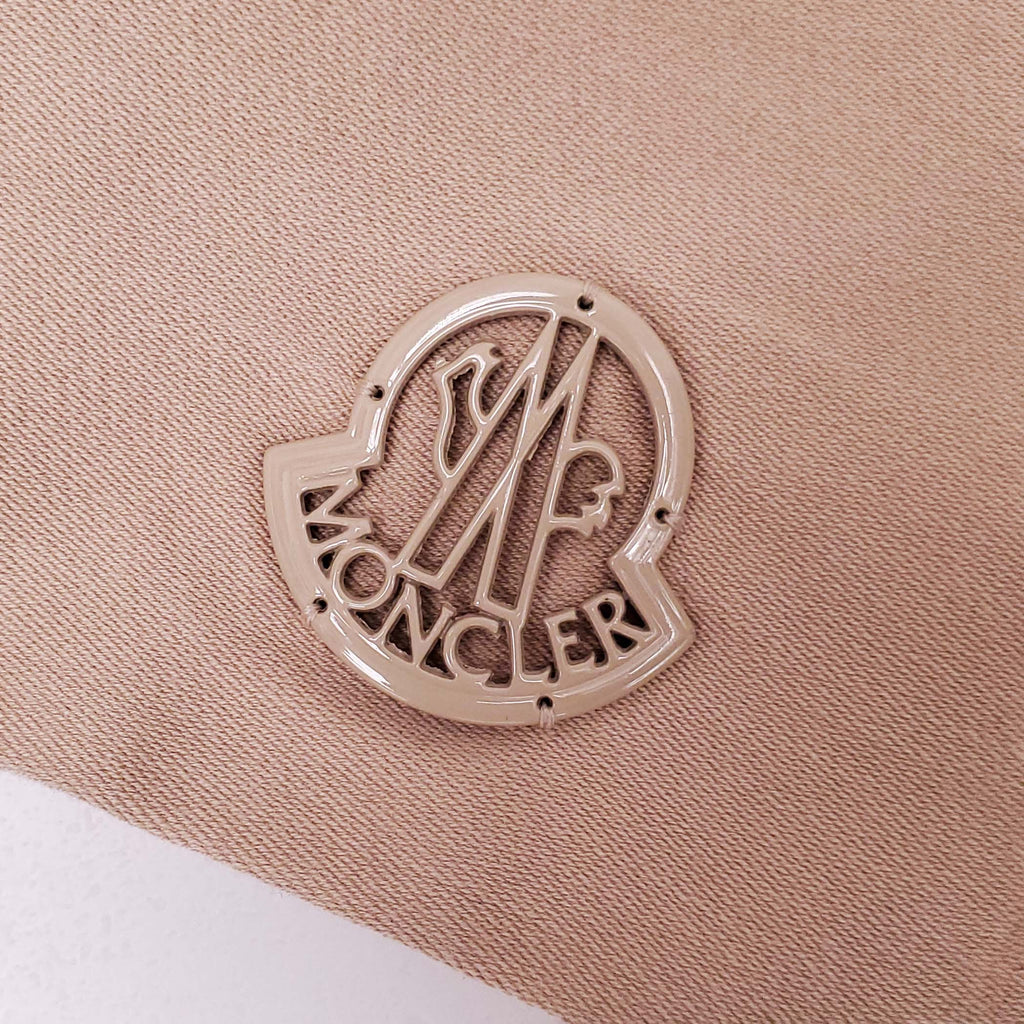 MONCLER GAMME ROUGE KHAKI VEST WITH LOGO - SIZE 00 (XXS) OVERSIZED