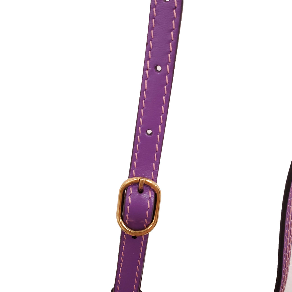 GUCCI PURPLE BAMBOO TOP HANGLE BAG