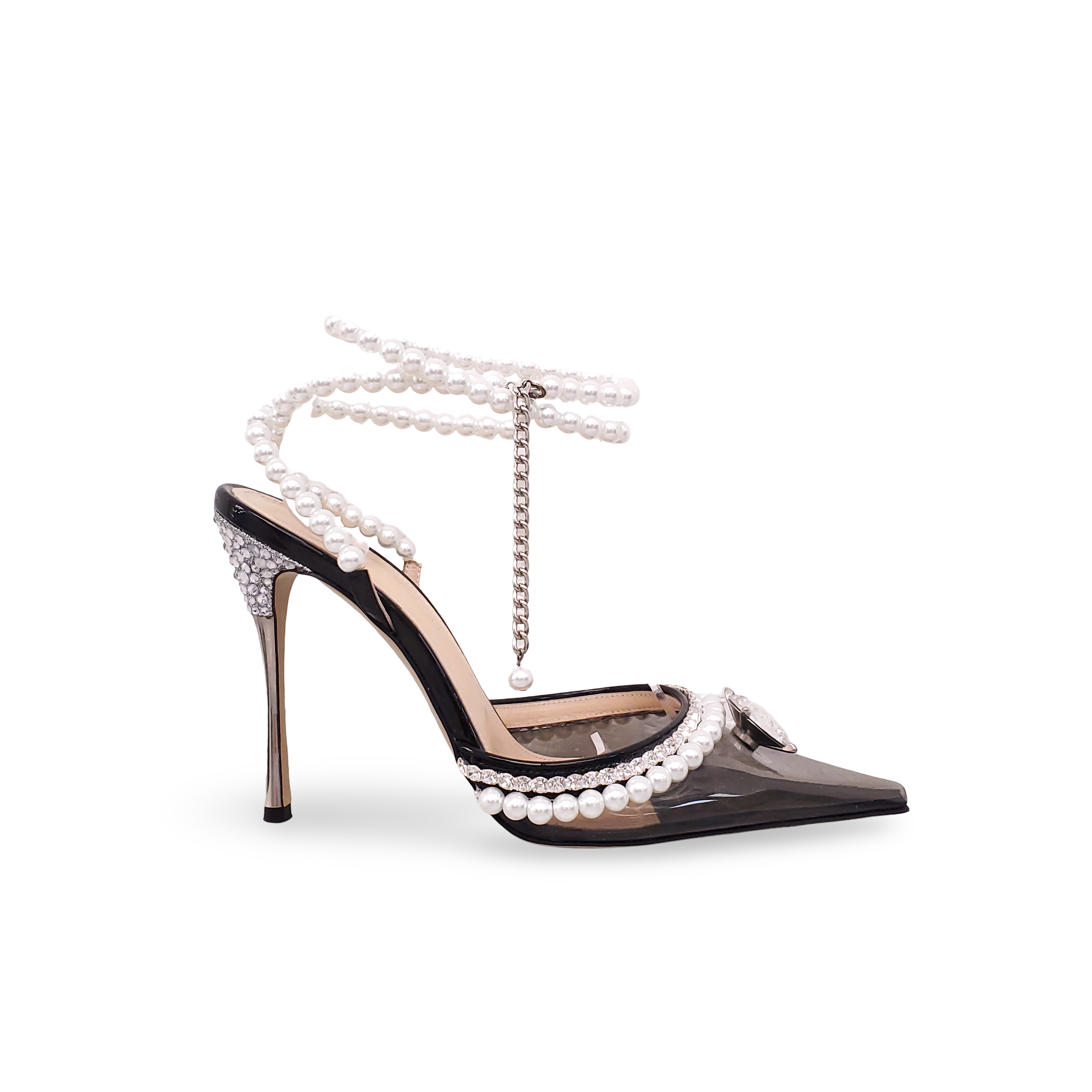 MACH & MACH ELISABETH DIAMOND HEELS - SIZE 36
