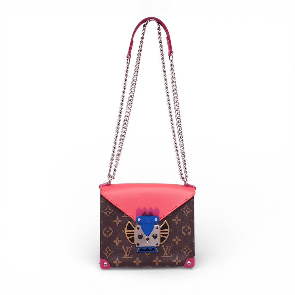 LOUIS VUITTON MONOGRAM TRIBAL MASK POUCHETTE PM BAG