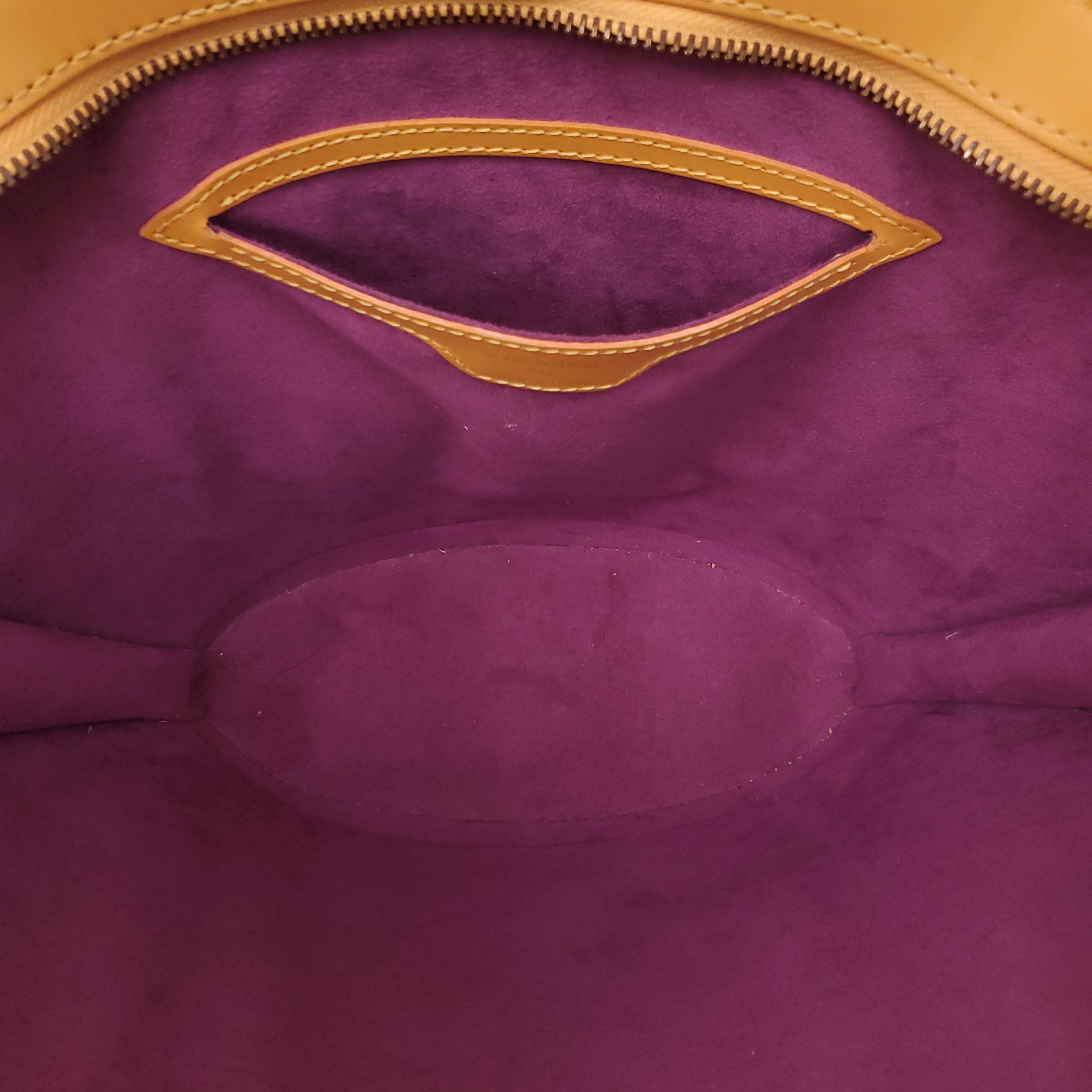 LOUIS VUITTON YELLOW EPI SAINT JACQUES PM BAG