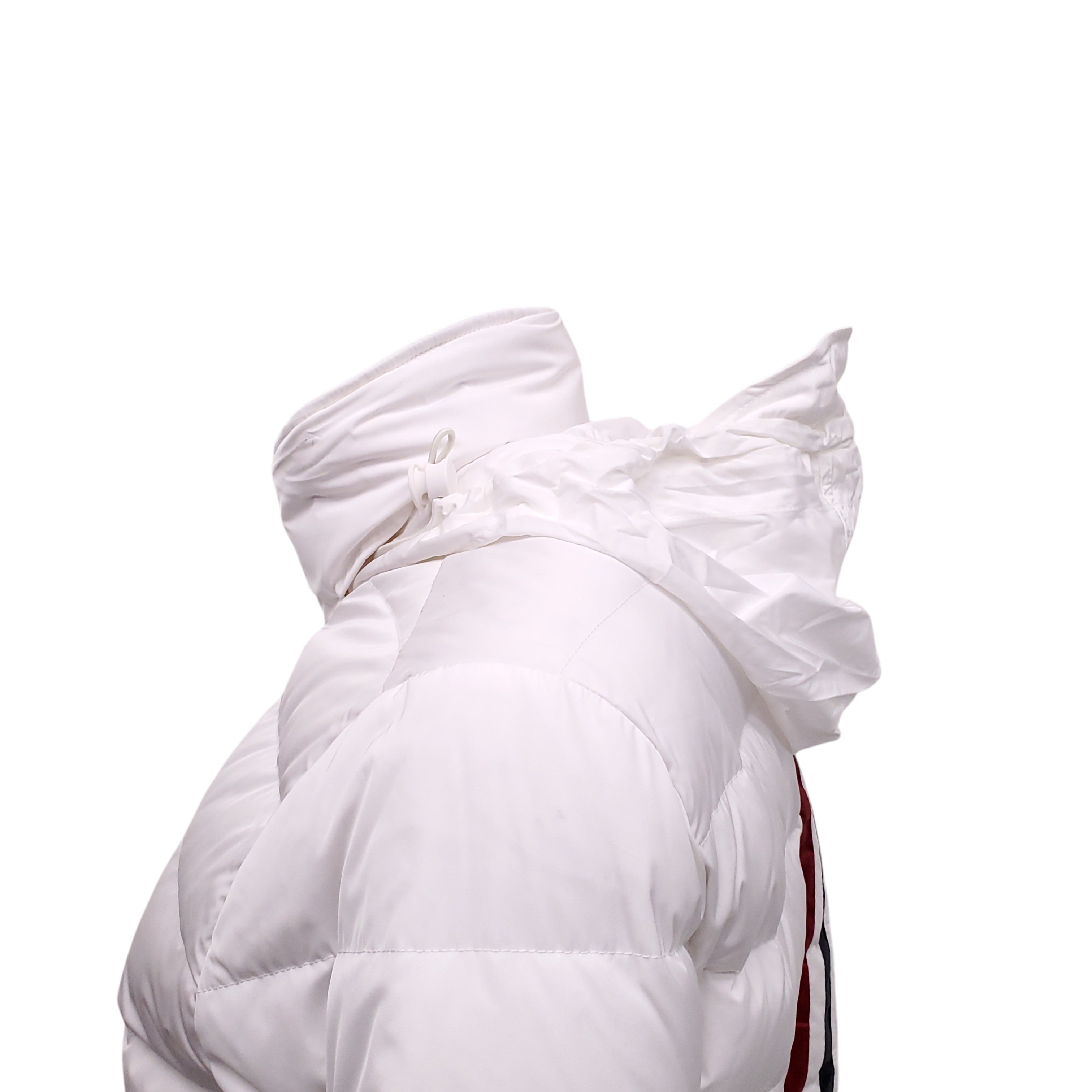 THOM BROWNE WHITE DOWN PUFFER JACKET - SIZE 42
