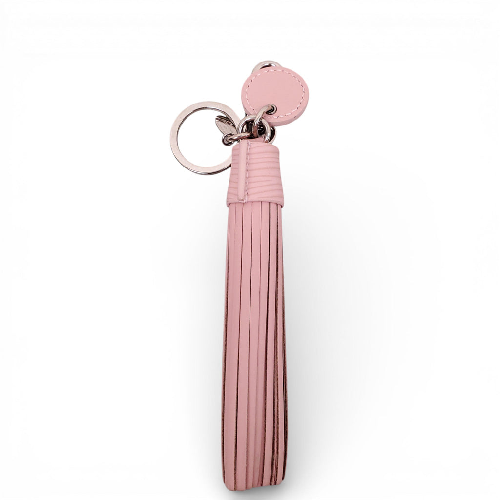 LOUIS VUITTON PINK EPI LEATHER FRINGE KEY CHAIN
