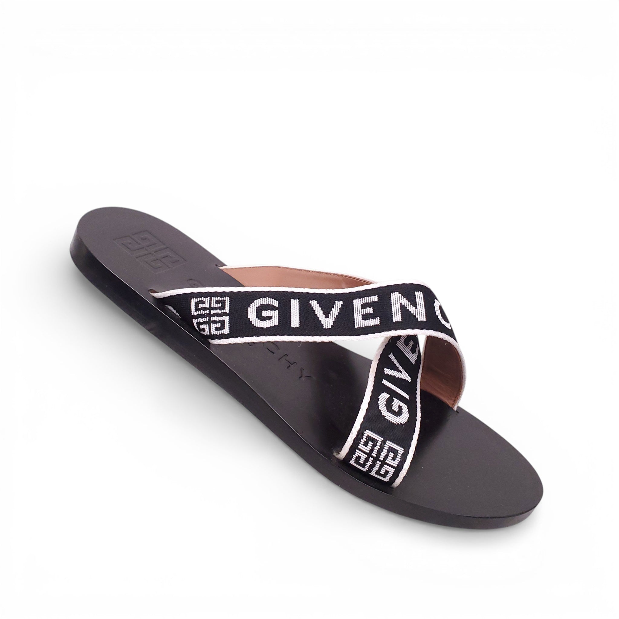 GIVENCHY LOGO SANDALS - SIZE 37