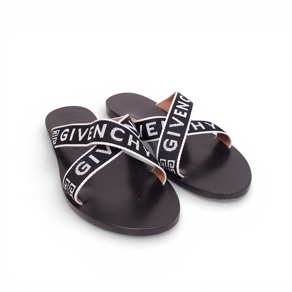 GIVENCHY LOGO SANDALS - SIZE 37
