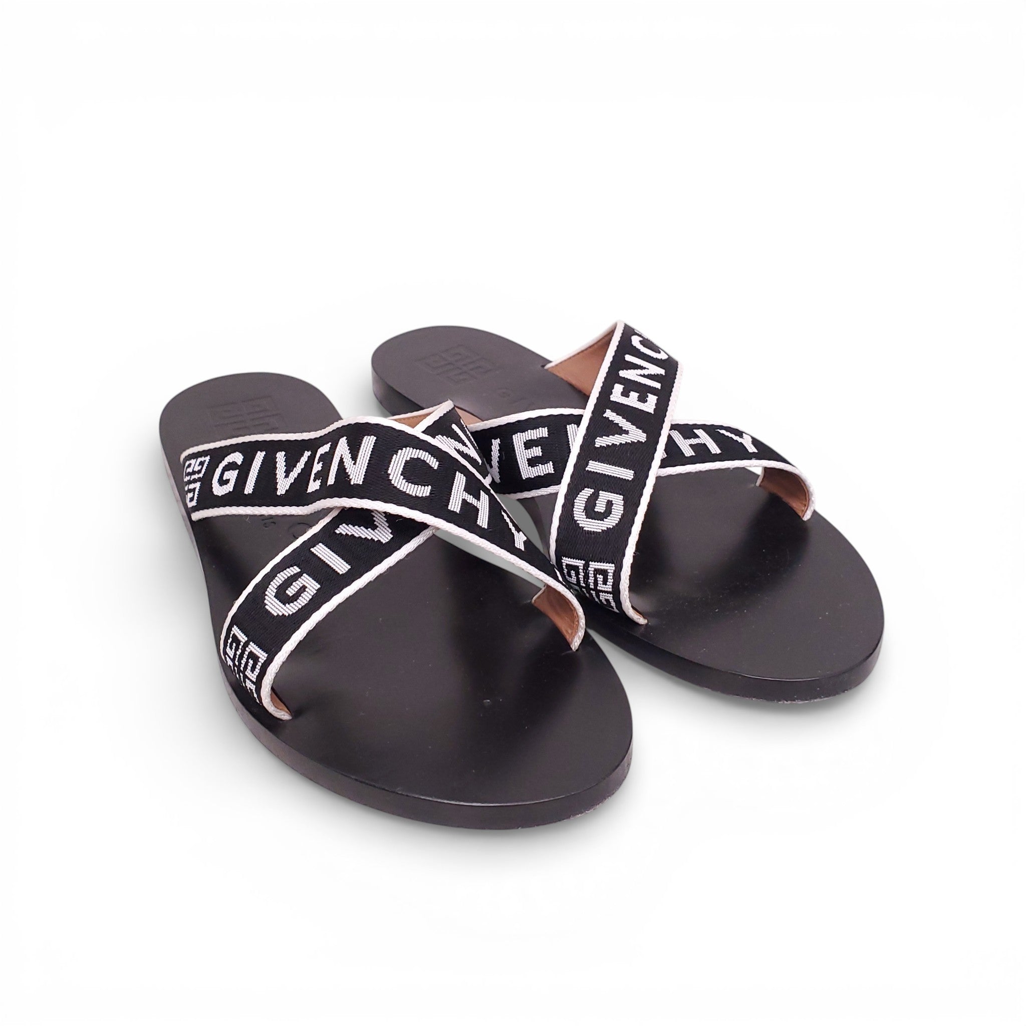 GIVENCHY LOGO SANDALS - SIZE 37