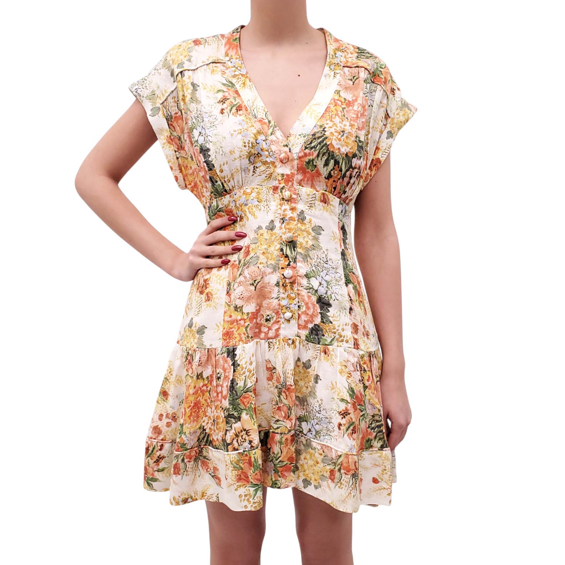 ALEMAIS FLORAL DRESS - SIZE 10 (US 6)