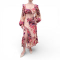 HEMANT & NANDITA FLORAL PRINT SKIRT SET - SIZE M