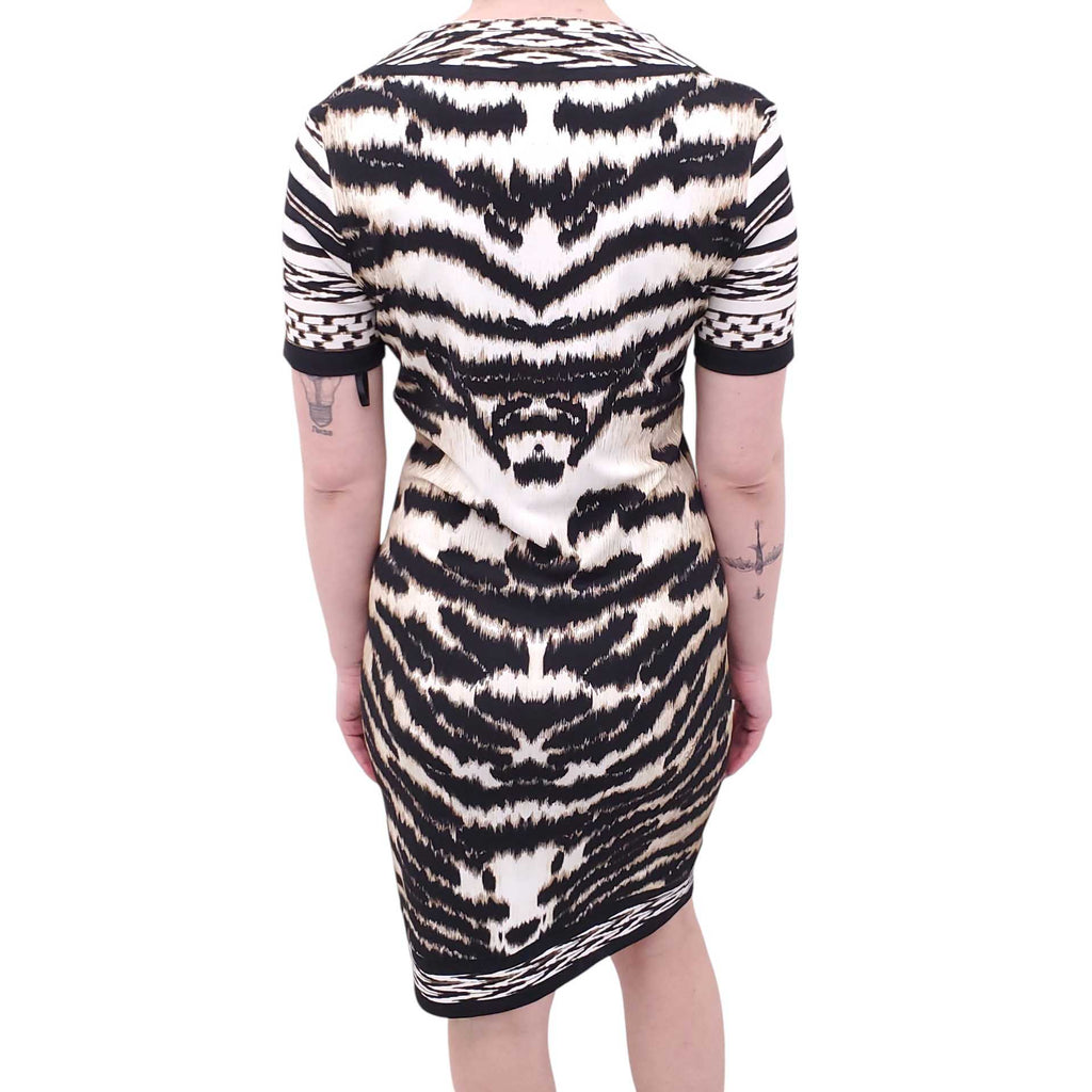 ROBERTO CAVALLI STRETCH ANIMAL PRINT DRESS - SIZE 44