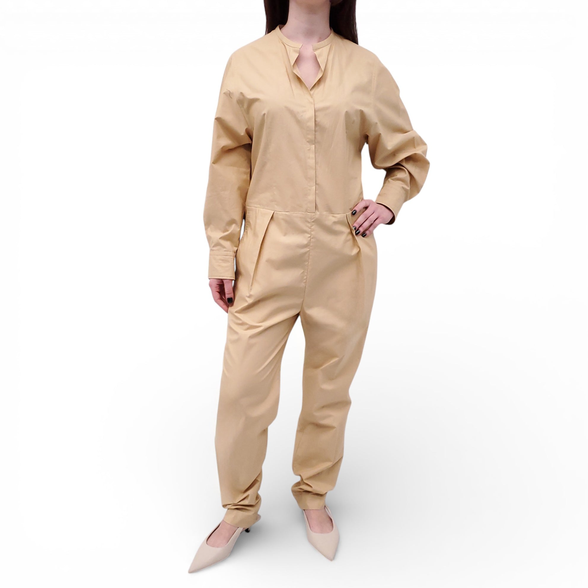 ISABEL MARANT KHAKI JUMPSUIT - SIZE 40