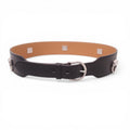 HERMÈS CHAIN DE’ANCRE BLACK LEATHER BELT - SIZE 75