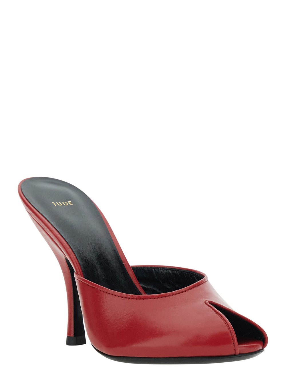Jude Women Date Mule In Red Leather