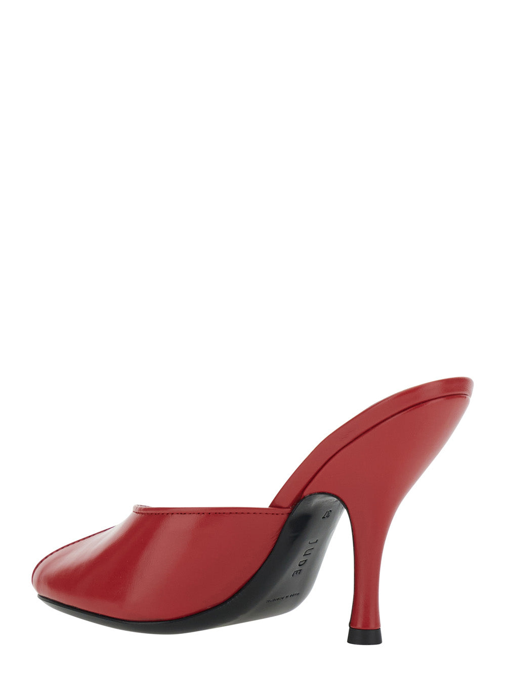Jude Women Date Mule In Red Leather