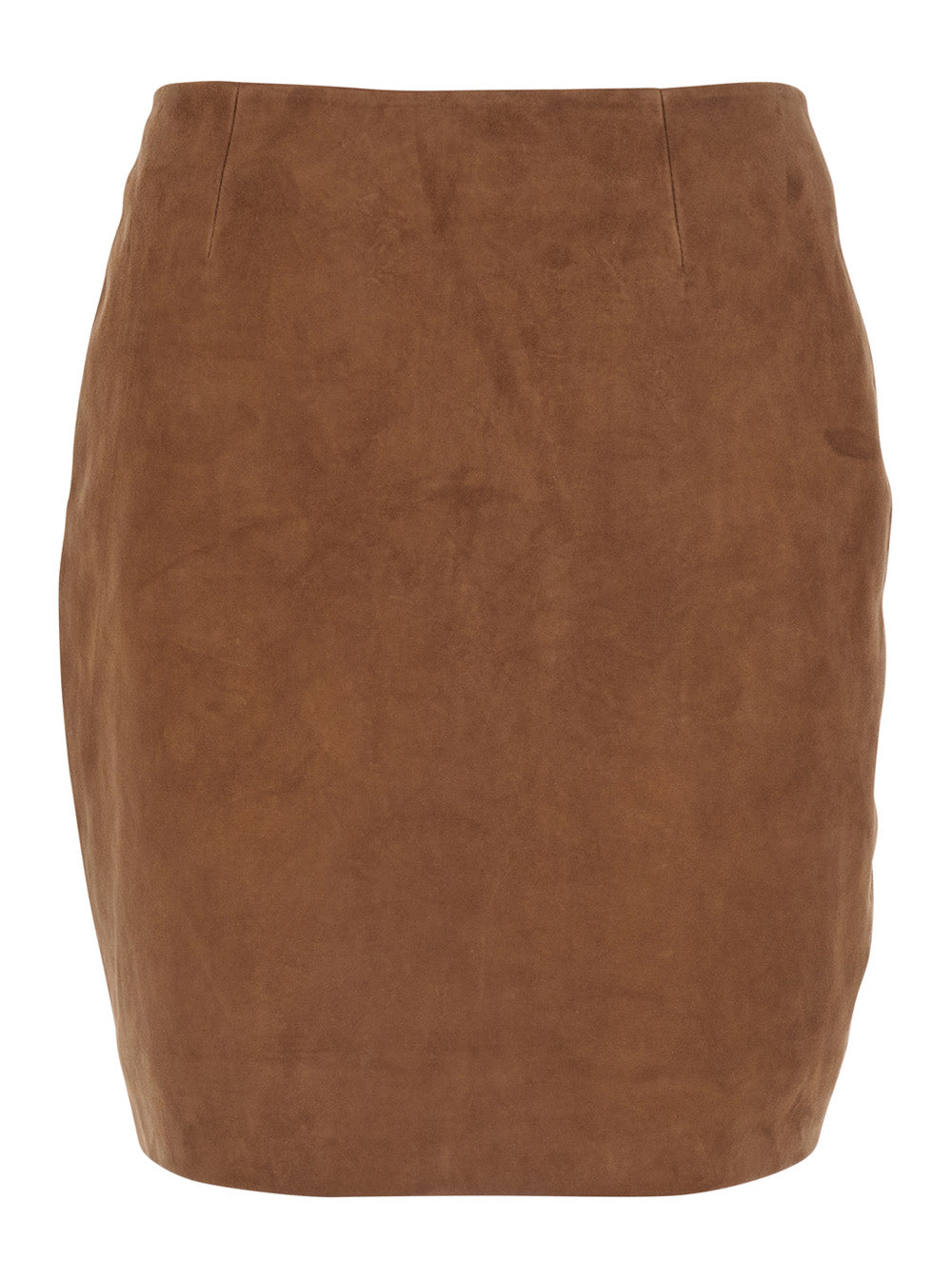 Rotate Women Suede Mini Skirt Brown In Leather Women