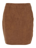 Rotate Women Suede Mini Skirt Brown In Leather Women