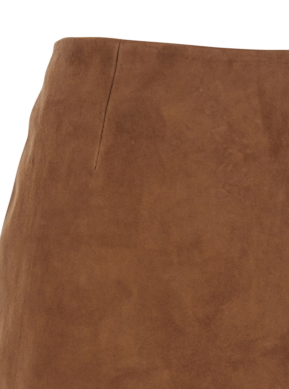 Rotate Women Suede Mini Skirt Brown In Leather Women