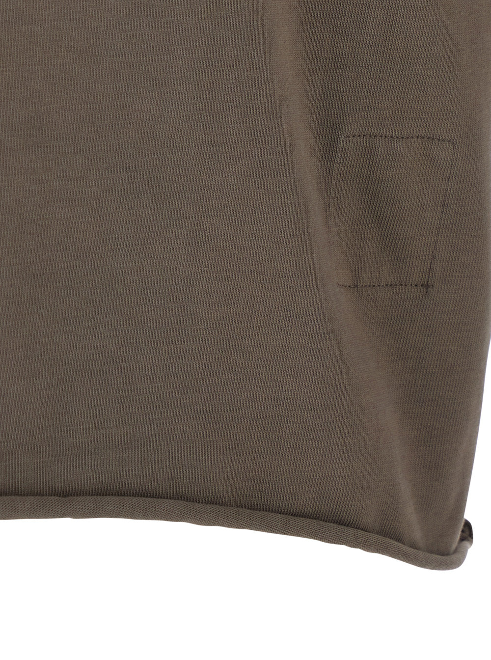 Drkshdw Men Brown Sleeveless Hooded Top With Drawstring In Cotton For Men