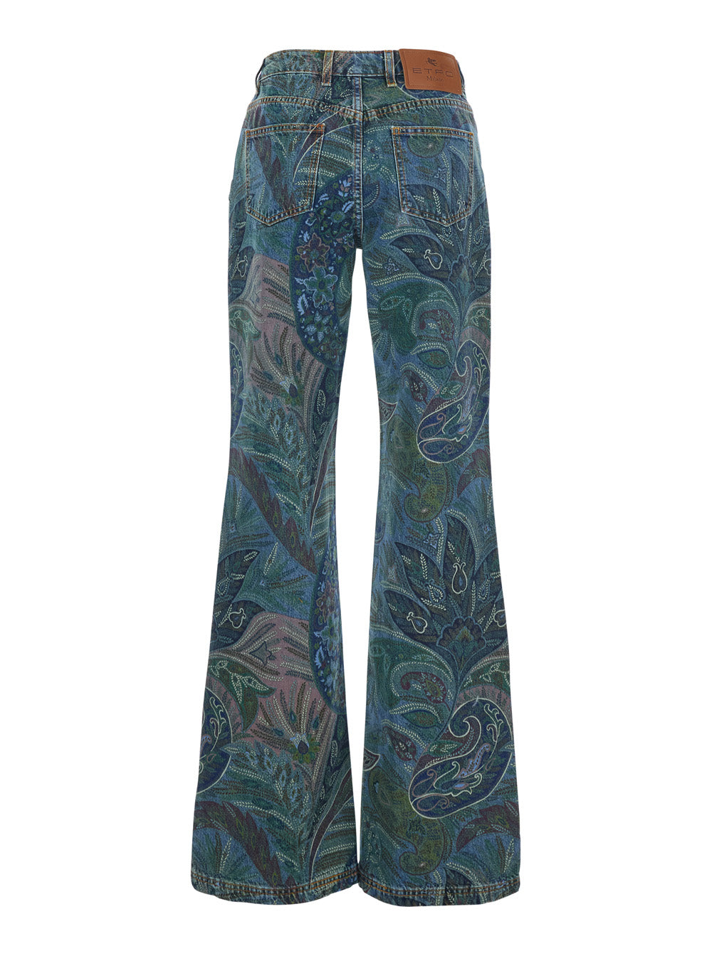 Etro Women Denim Jeans Woman Multicolor